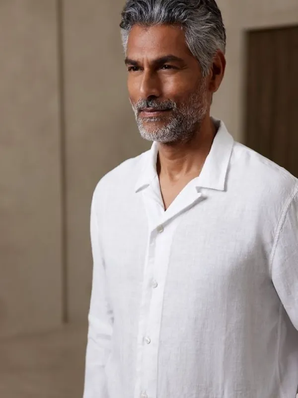 Castello Linen Resort Shirt sold by Banana Republic