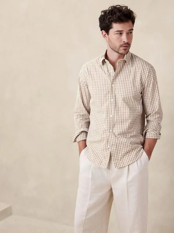 Luxe Poplin Shirt sold by Banana Republic