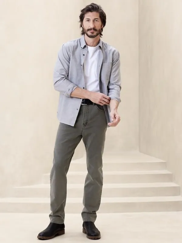 The 90s Straight Brushed Canvas Jean sold by Banana Republic