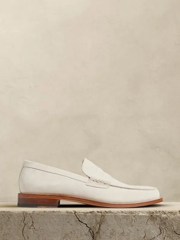 Amir Suede Penny Loafer made by Banana Republic