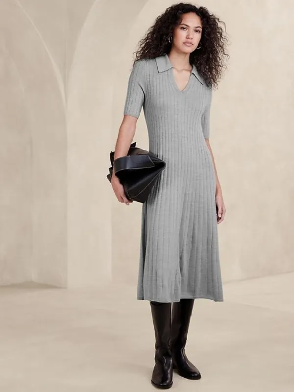 Nezha Merino Sweater Dress sold by Banana Republic