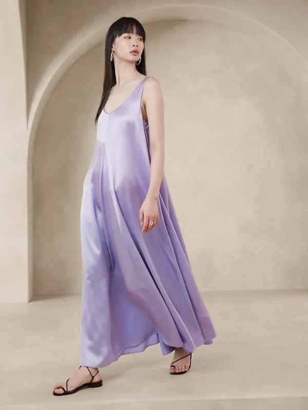 Serenade Silk Maxi Dress sold by Banana Republic