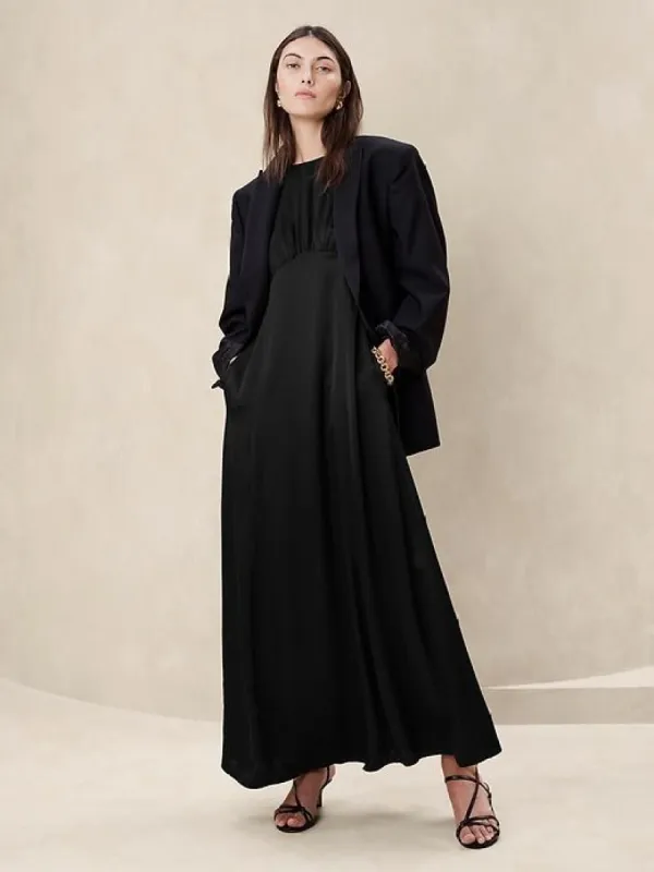 Astral Silk Maxi Dress sold by Banana Republic