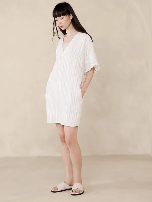 Livia Linen Mini Dress sold by Banana Republic