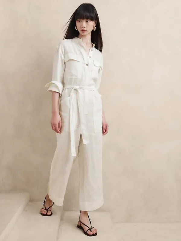 Lisa Linen Jumpsuit sold by Banana Republic