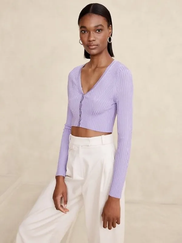 Carolina Cropped Cardigan sold by Banana Republic
