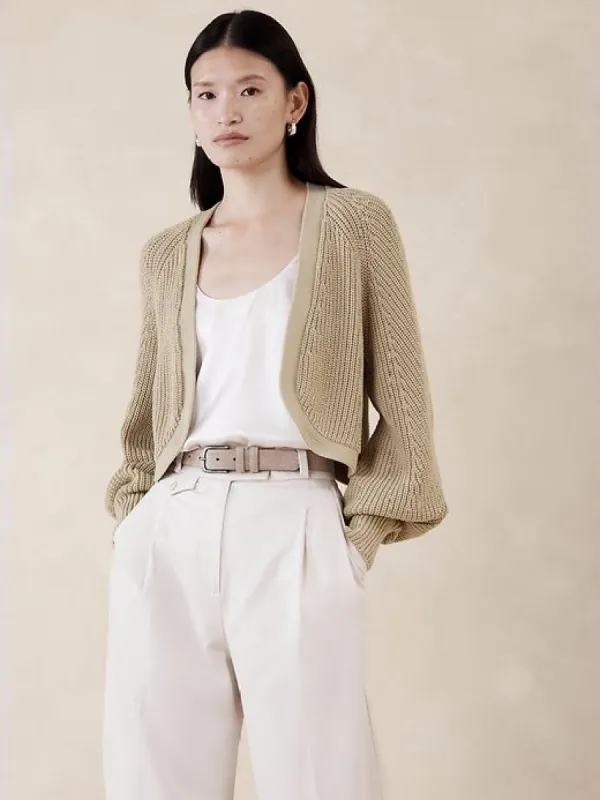 Julia Cotton Cardigan sold by Banana Republic