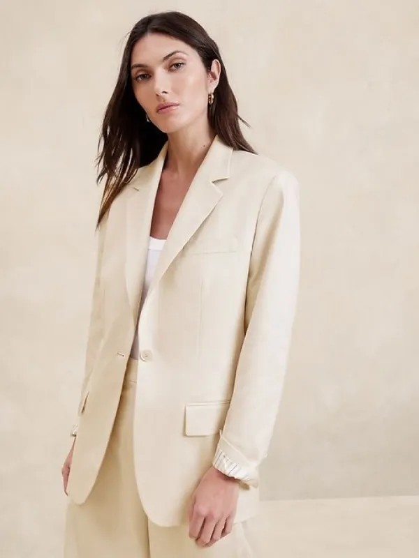 Carmel Relaxed Blazer sold by Banana Republic
