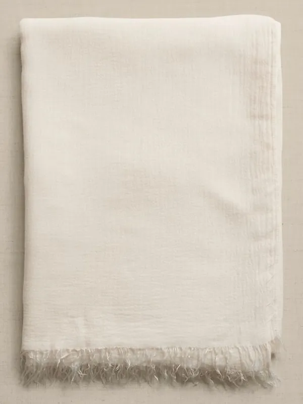 Caro Viscose-Cashmere Layering Scarf sold by Banana Republic