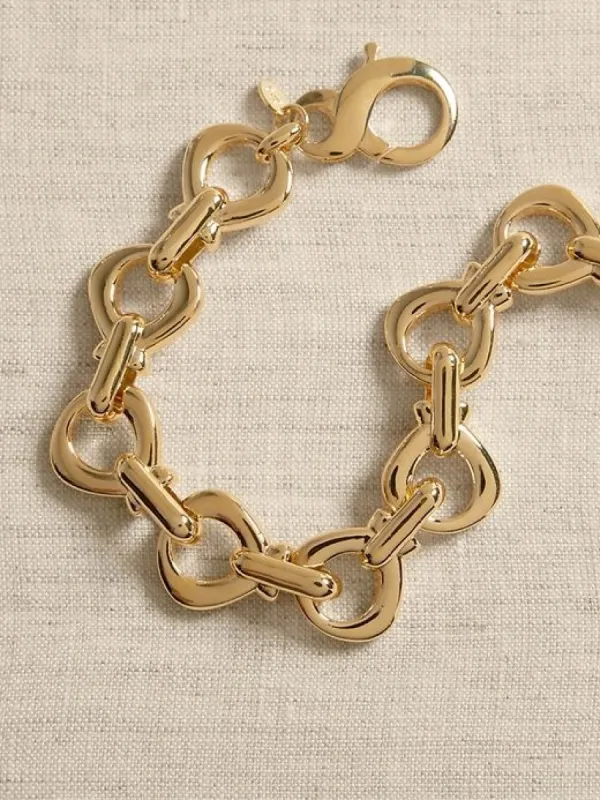 Ravena Teardrop Large Link Bracelet | Aureus + Argent sold by Banana Republic