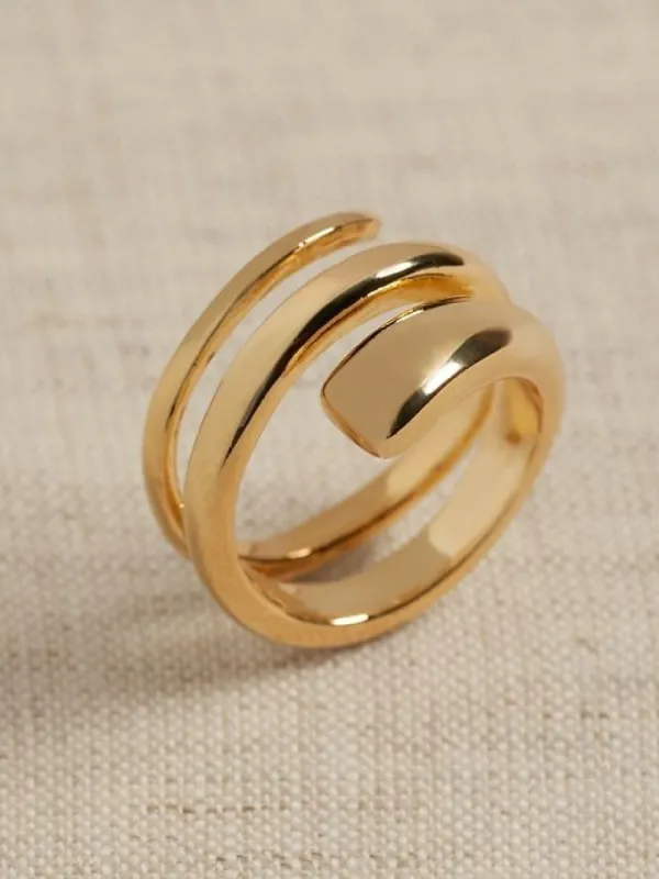 Ravena Coil Ring | Aureus + Argent sold by Banana Republic