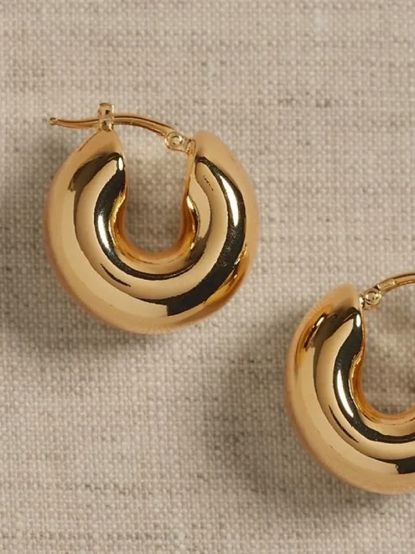 Ravena Plump Hoops | Aureus + Argent sold by Banana Republic