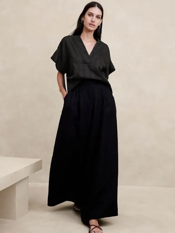 Laurel Linen-Cotton Top sold by Banana Republic