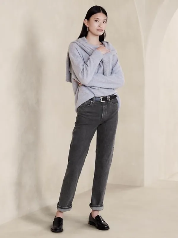 High-Rise Straight Jean sold by Banana Republic