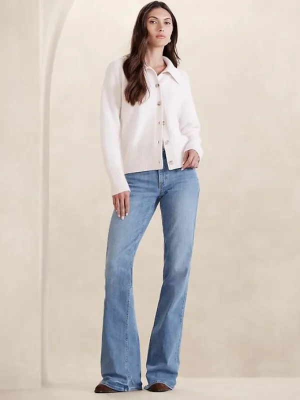 The Relaxed Flare Jean made by Banana Republic