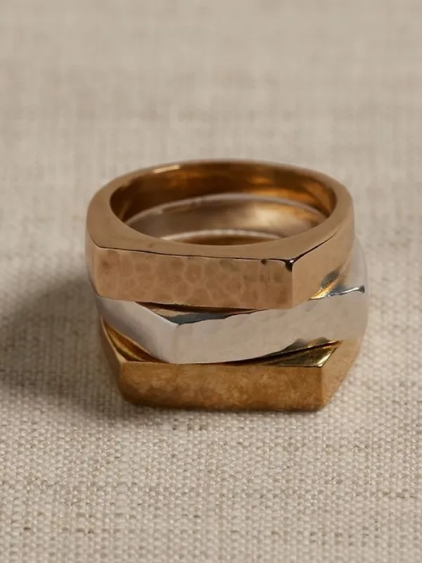 Planar Stacking Rings | Aureus + Argent sold by Banana Republic