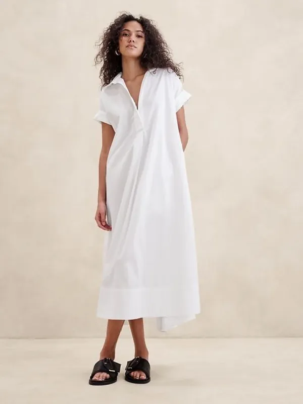 banana republic cruz poplin mini dress ootd The Cruz Poplin Mini Dress in Spice Olive Green. #br_lenoxsquaremall #lenoxsquare #bananarepublic #thebrlook @lenoxsqmall