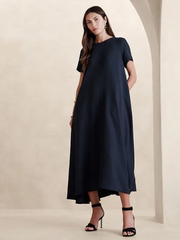 Aurelia Crepe Maxi Dress sold by Banana Republic