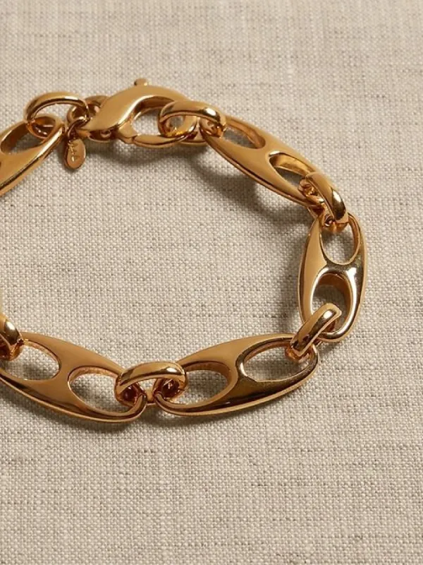 Elongated Mariner Link Chain Bracelet | Aureus + Argent sold by Banana Republic