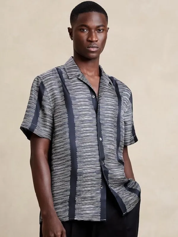 Lyam Silk Resort Shirt sold by Banana Republic