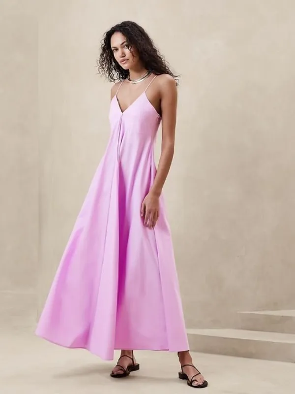 Poplin Maxi Dress sold by Banana Republic