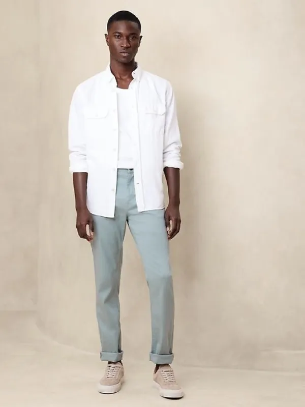 Slim Linen-Cotton Traveler Pant sold by Banana Republic