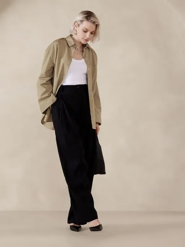 The Oversized Shirt sold by Banana Republic