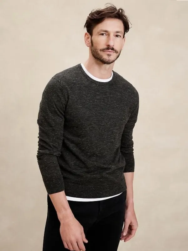 Oceano Merino-Linen Sweater sold by Banana Republic