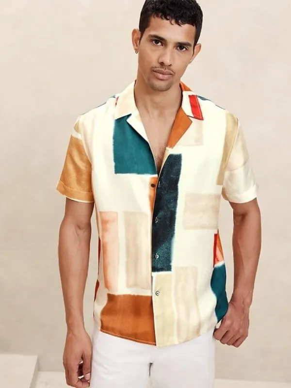 Lyam Silk Resort Shirt sold by Banana Republic