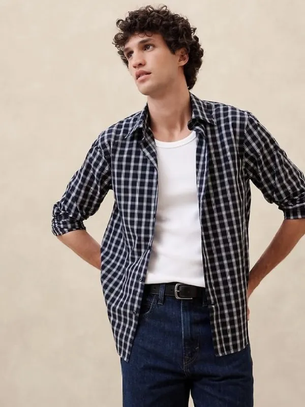 Luxe Poplin Shirt sold by Banana Republic
