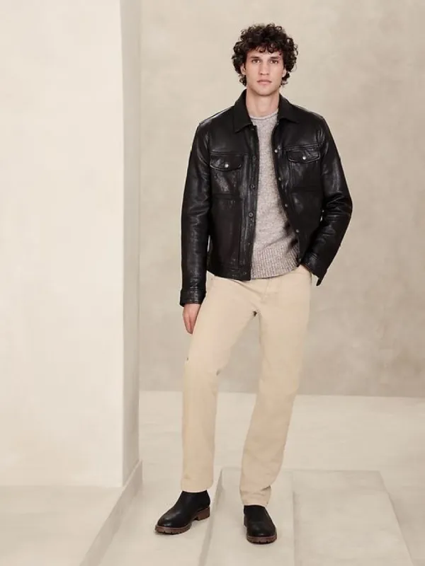 The 90s Straight Brushed Canvas Jean sold by Banana Republic