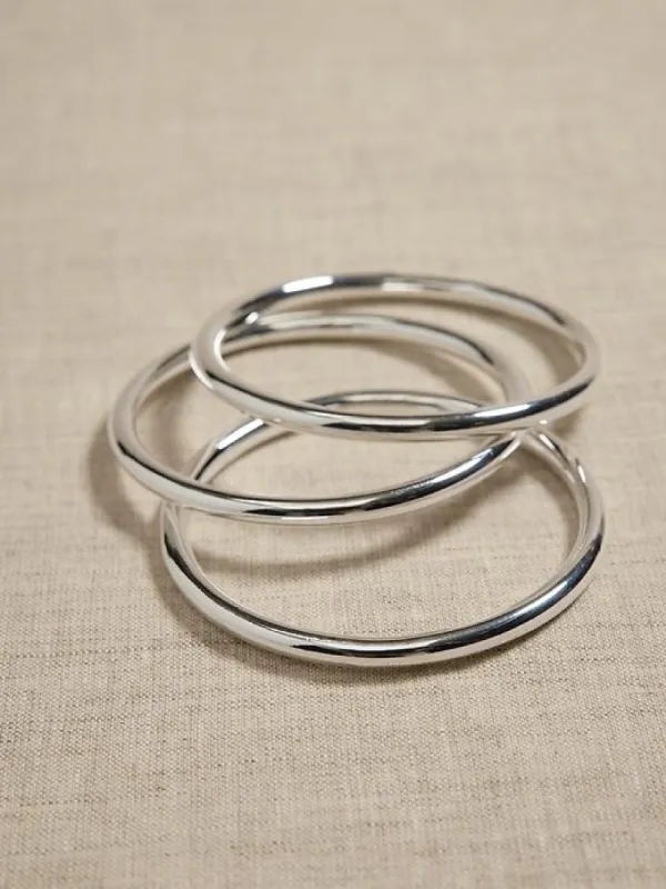 Ravena Triple Bangle Set | Aureus + Argent sold by Banana Republic