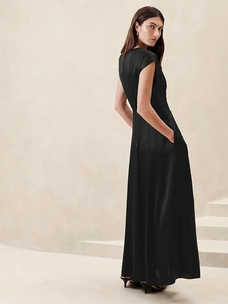 chinese dress ladies Silk Resort Wear | Tie-Dye Long Sleeve Wrap Dress | Anna Kosturova