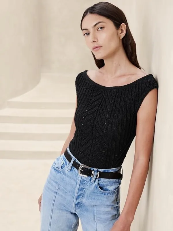 Janette Off-Shoulder Top sold by Banana Republic