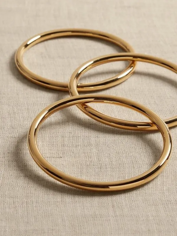 Ravena Triple Bangle Set | Aureus + Argent sold by Banana Republic
