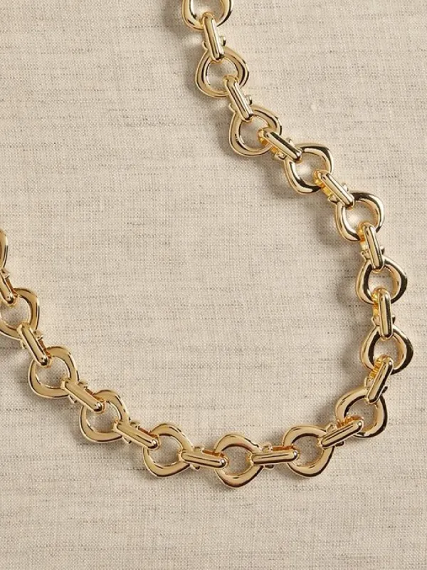 Ravena Teardrop Large Link Chain | Aureus + Argent sold by Banana Republic