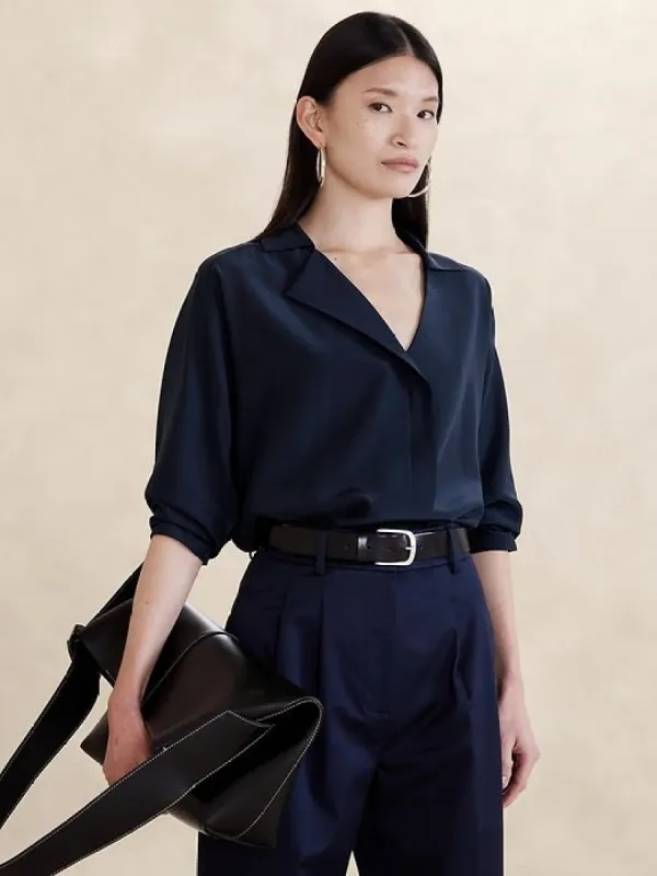 Dona Silk Dolman Top sold by Banana Republic