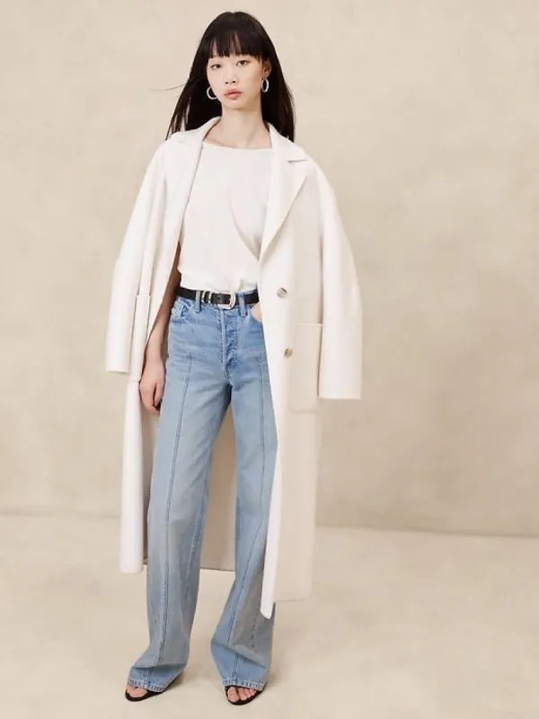 The Pintuck Jean made by Banana Republic