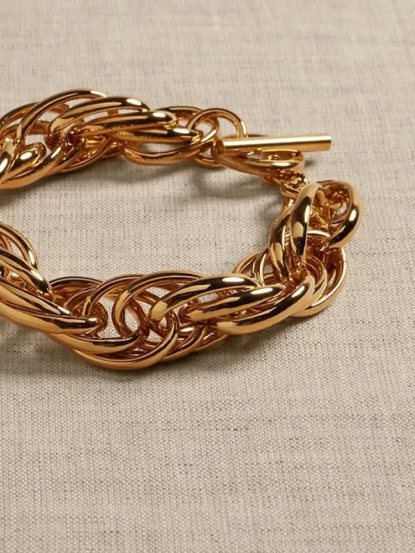 Ambra Oval Multilink Chain Bracelet | Aureus + Argent sold by Banana Republic
