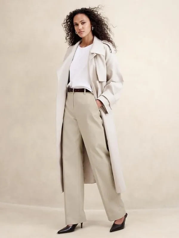 Sabbia Italian Twill Straight Pant sold by Banana Republic
