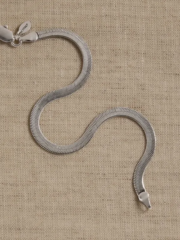 Ravena Herringbone Bracelet | Aureus + Argent sold by Banana Republic