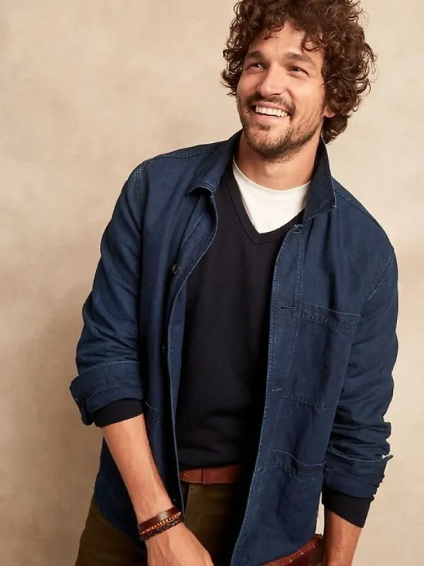 Italian Merino V-Neck Sweater sold by Banana Republic