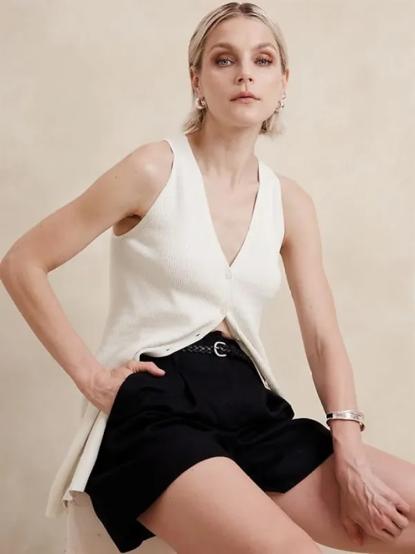 Textured Sweater Vest sold by Banana Republic