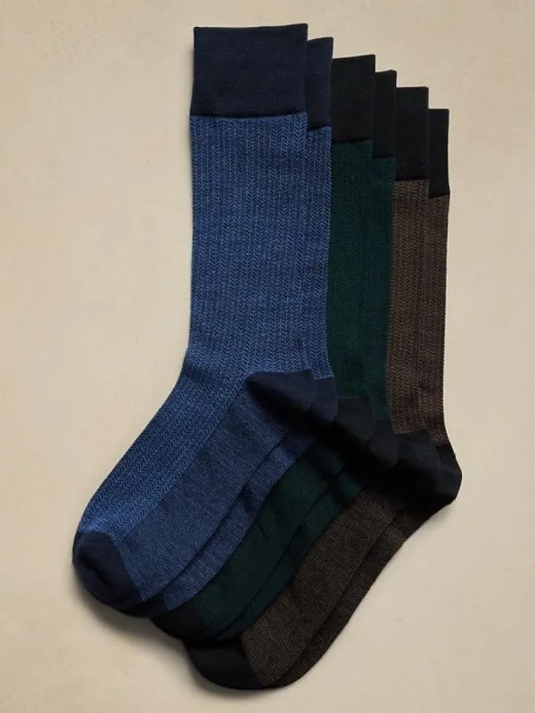 Breathe Merino Sock 3-Pack sold by Banana Republic