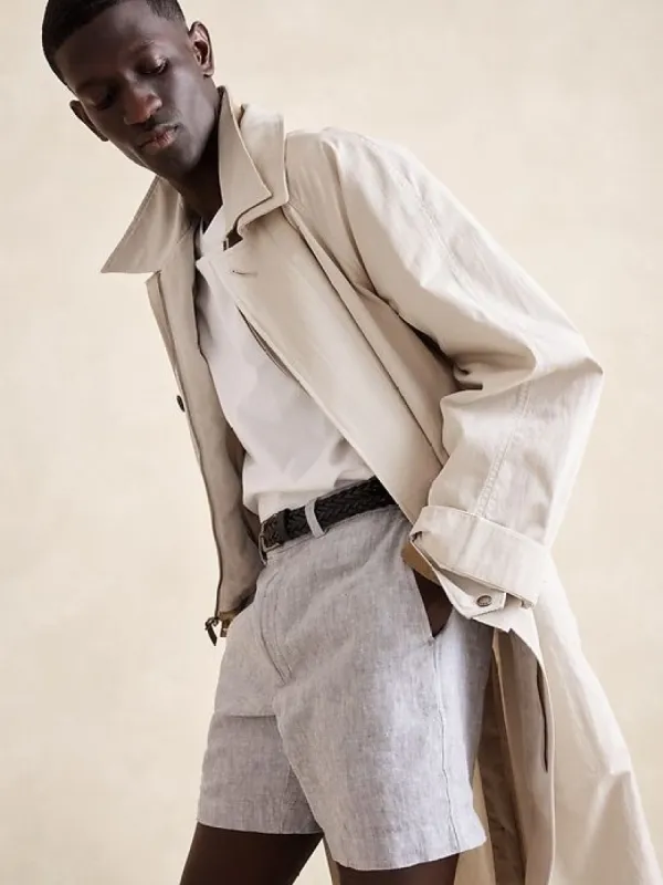 Lino 7" Linen Short sold by Banana Republic