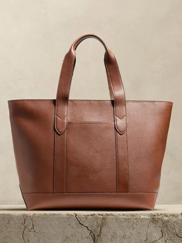 Kelham Leather Tote Bag sold by Banana Republic