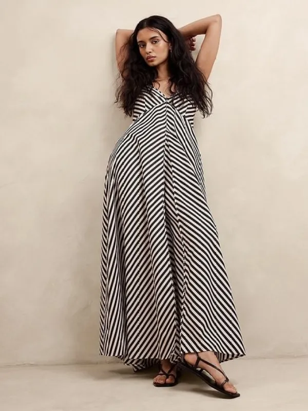 Poplin Maxi Dress sold by Banana Republic