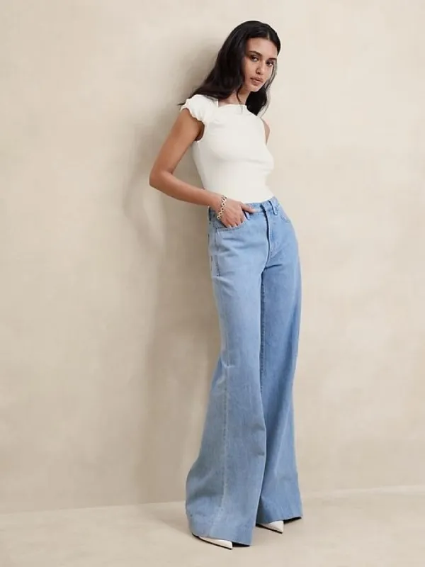 Twisted One-Shoulder Full-Back Bodysuit sold by Banana Republic