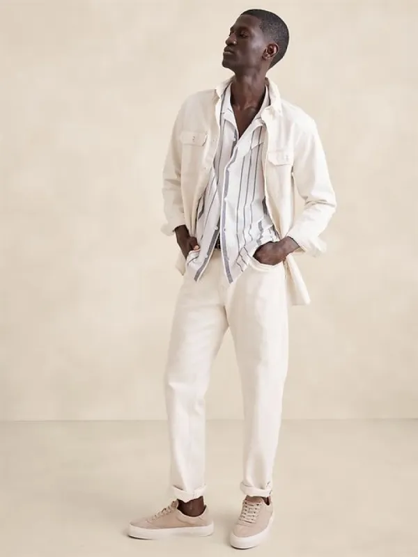 Luxury-Touch Pique Resort Shirt sold by Banana Republic