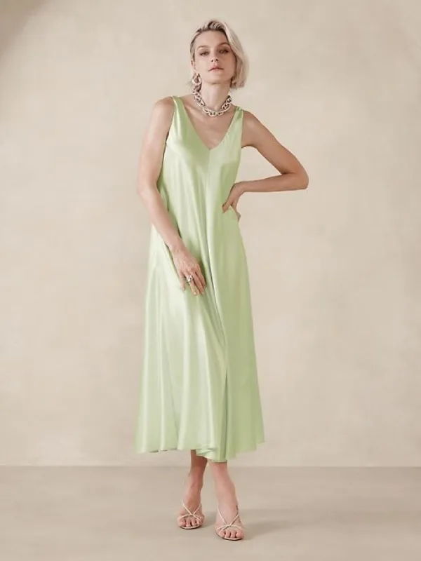Serenade Silk Maxi Dress sold by Banana Republic